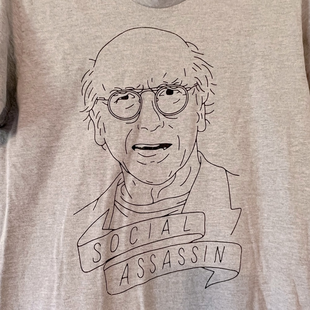 Larry David Social Assassin | T-Shirt